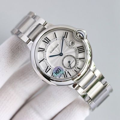 Cartier Ballon Bleu de 42mm Sapphire Glass Automatic Mechanical Movemnet Men Watch